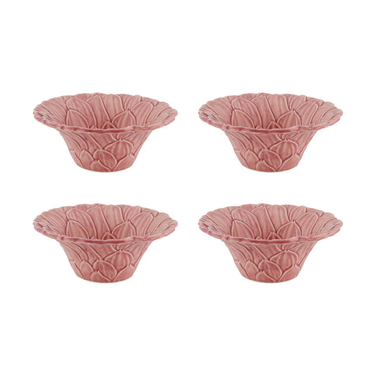 Maria Flor Dahlia Bowls Set of 4