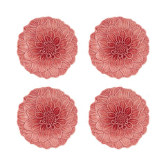 Maria Flor Dahlia Fruit Plates Set of 4