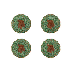 Woods Boar Bread & Butter Plates Set of 4