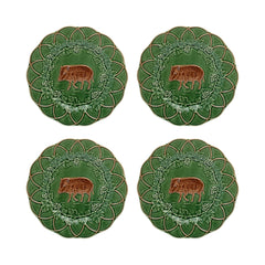 Woods Boar Snack Plates Set of 4