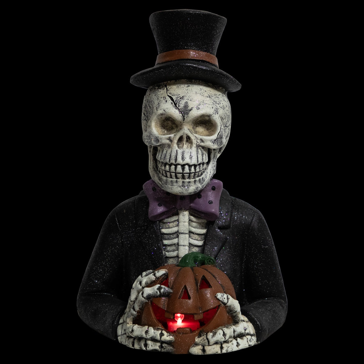  Northlight LED Lighted Skeleton With Jack-O-Lantern Halloween Decoration - 23.5