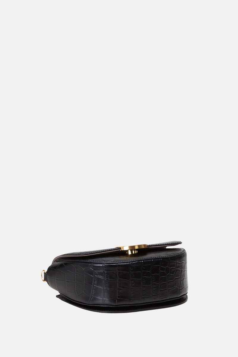  Oryany Oryany - Lottie Croco Crossbody Small Handbags - Black / One Size - Default Title - Bonton
