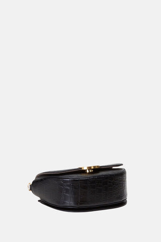 Oryany - Lottie Croco Crossbody Small Handbags - Black / One Size