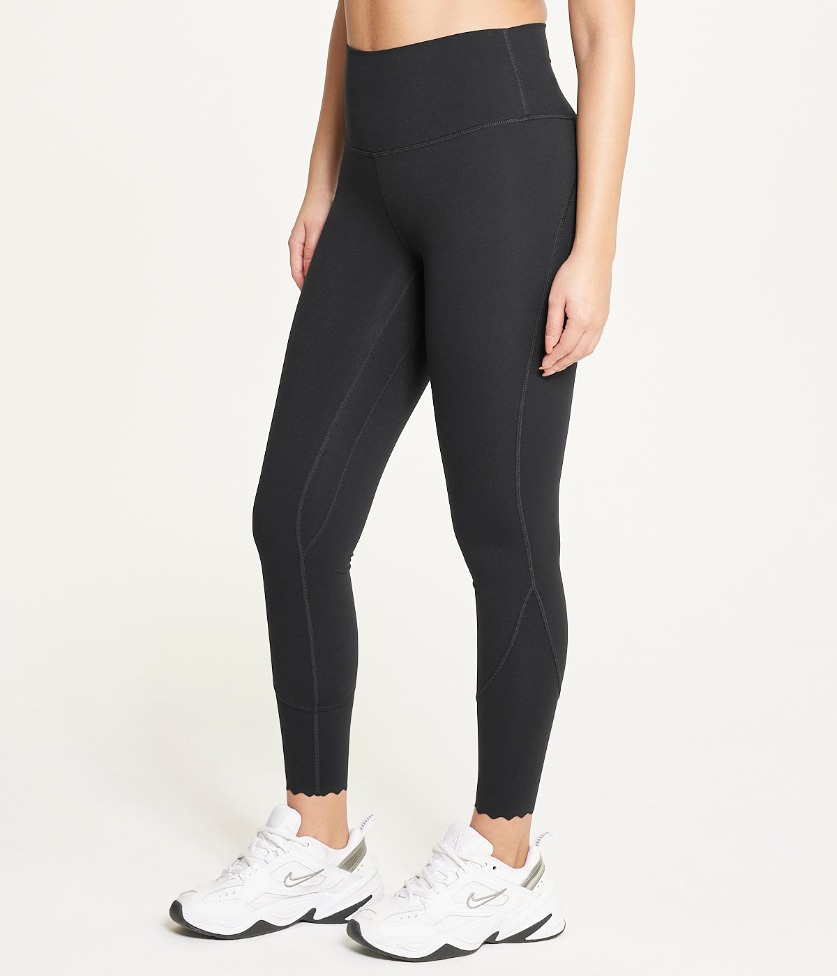  Exertek Core Scallop Hem Legging - Black - Bonton