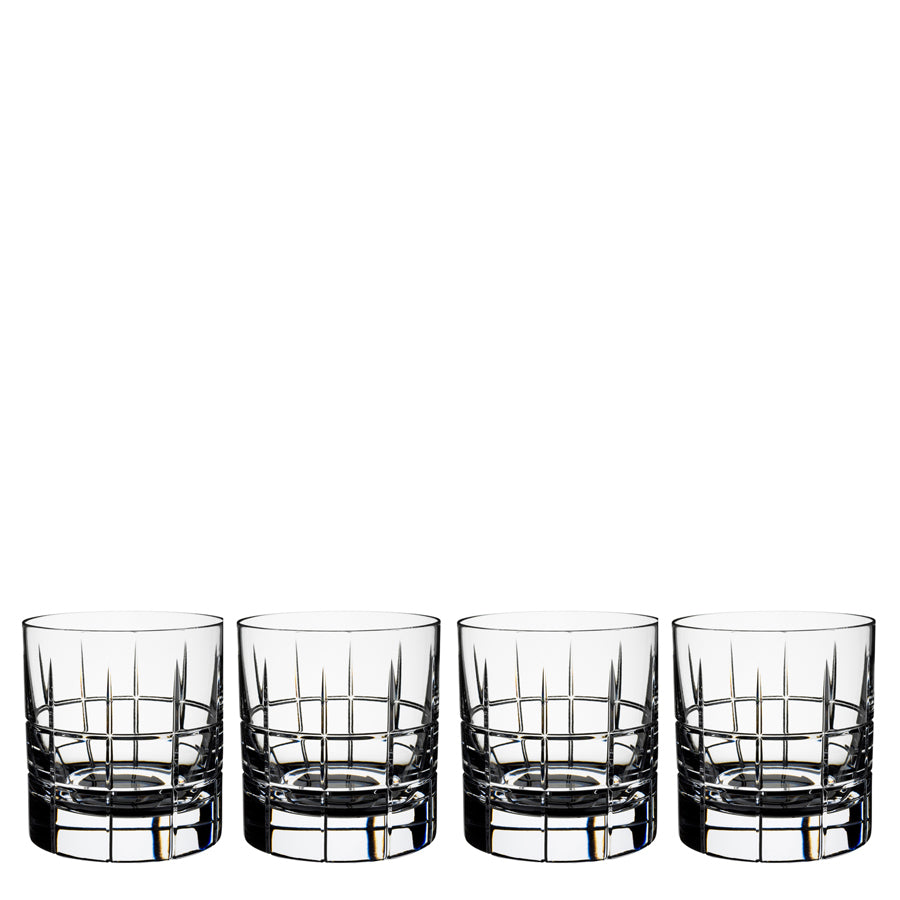  Orrefors Street Old Fashion Glass Set of 4 - Clear - Bonton