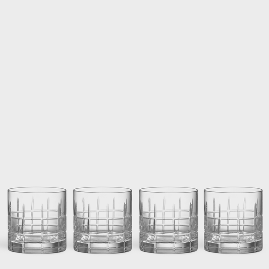 Street Old Fashion Glass Set of 4