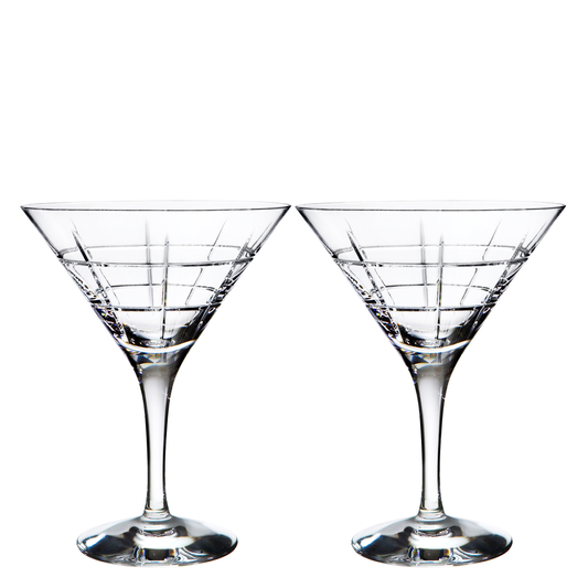 Street Martini Glass Pair