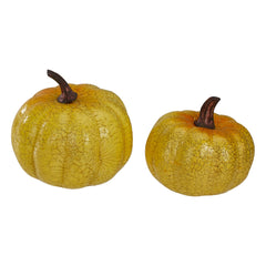 Set of 5 Artificial Fall Harvest Pumpkins Decorations 4"