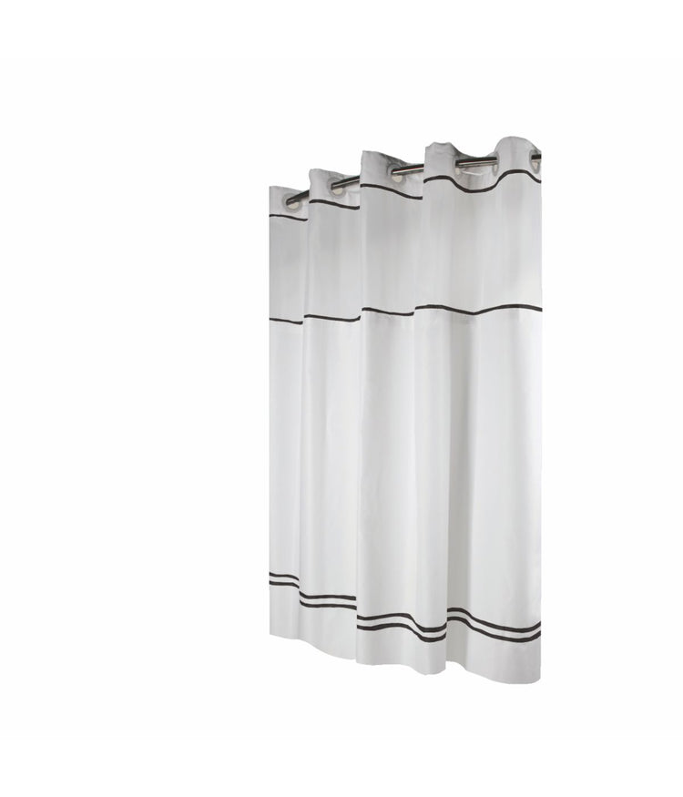 Monterey Shower Curtain White/Black