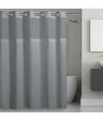 Microfiber Shower Curtain Frost Grey