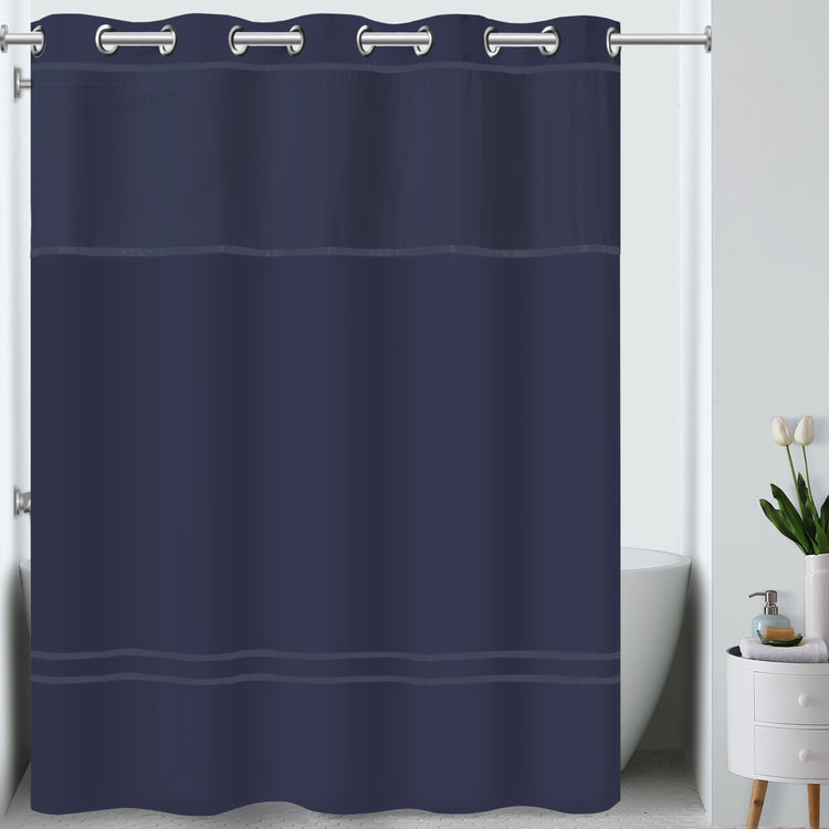 Escape Shower Curtain Navy