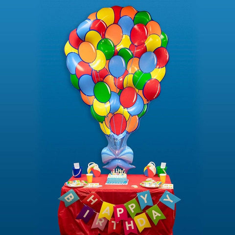 80" Balloon Party Island Inflatable Swimming Pool Lounge Float and Table Centerpiece