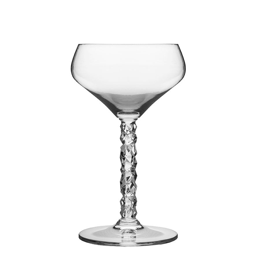  Orrefors Carat Coupe Pair - Clear - Bonton