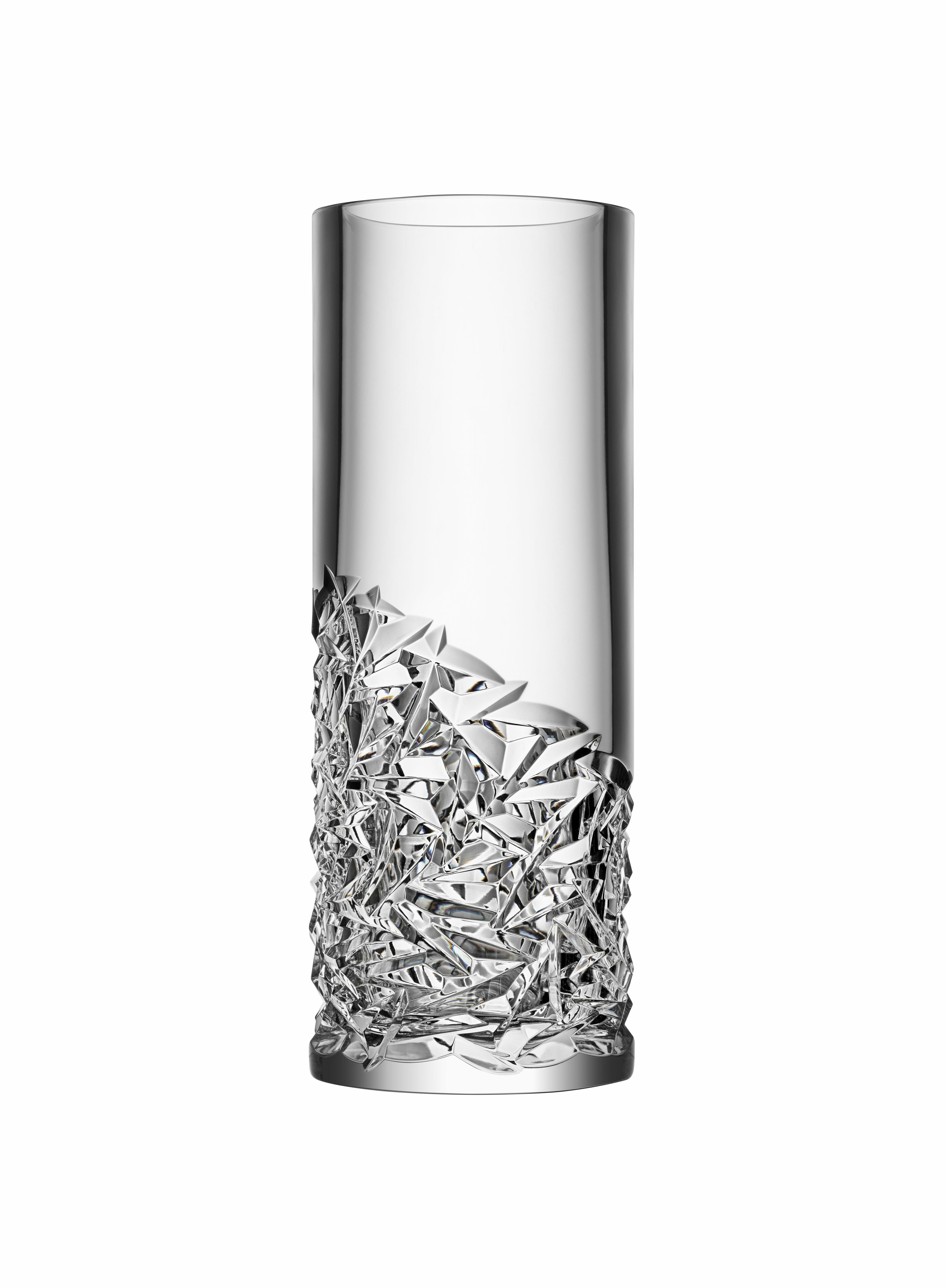  Orrefors Carat Vase Lower Cut - Clear - Bonton