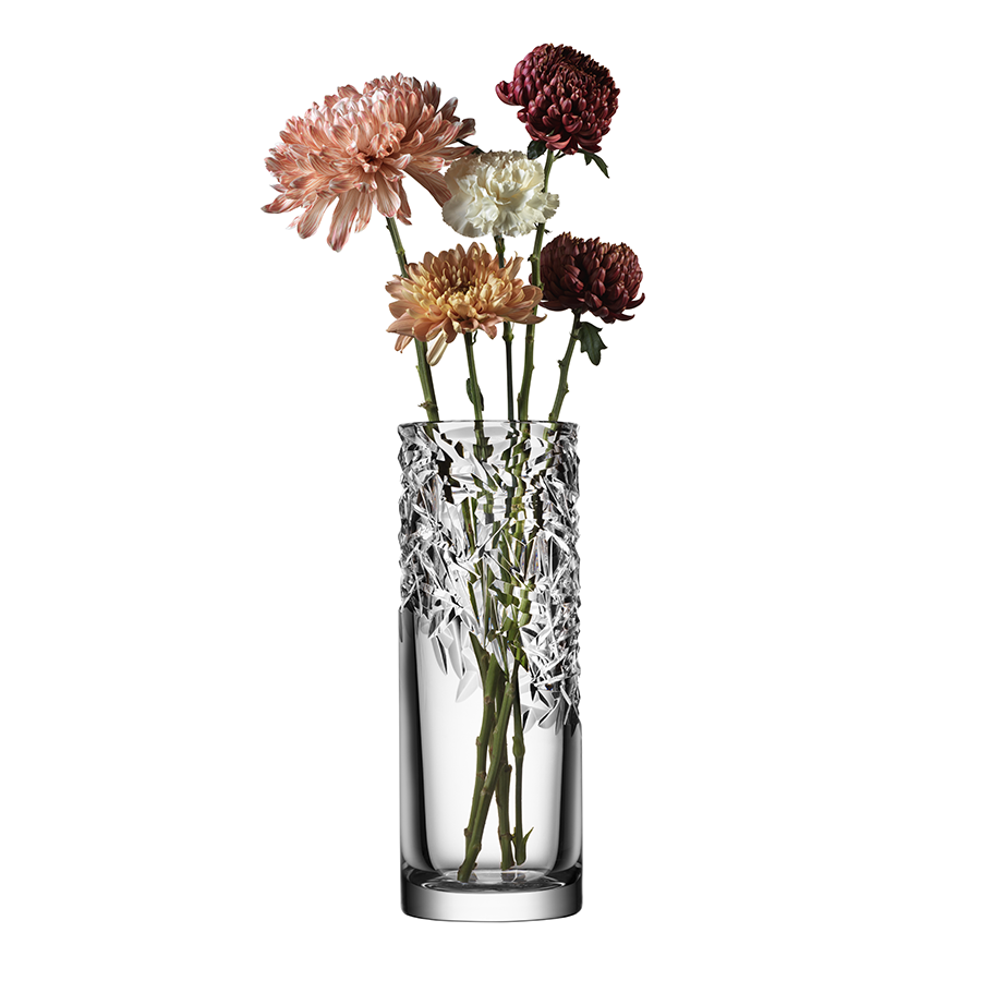  Orrefors Carat Vase Upper Cut - Clear - Bonton