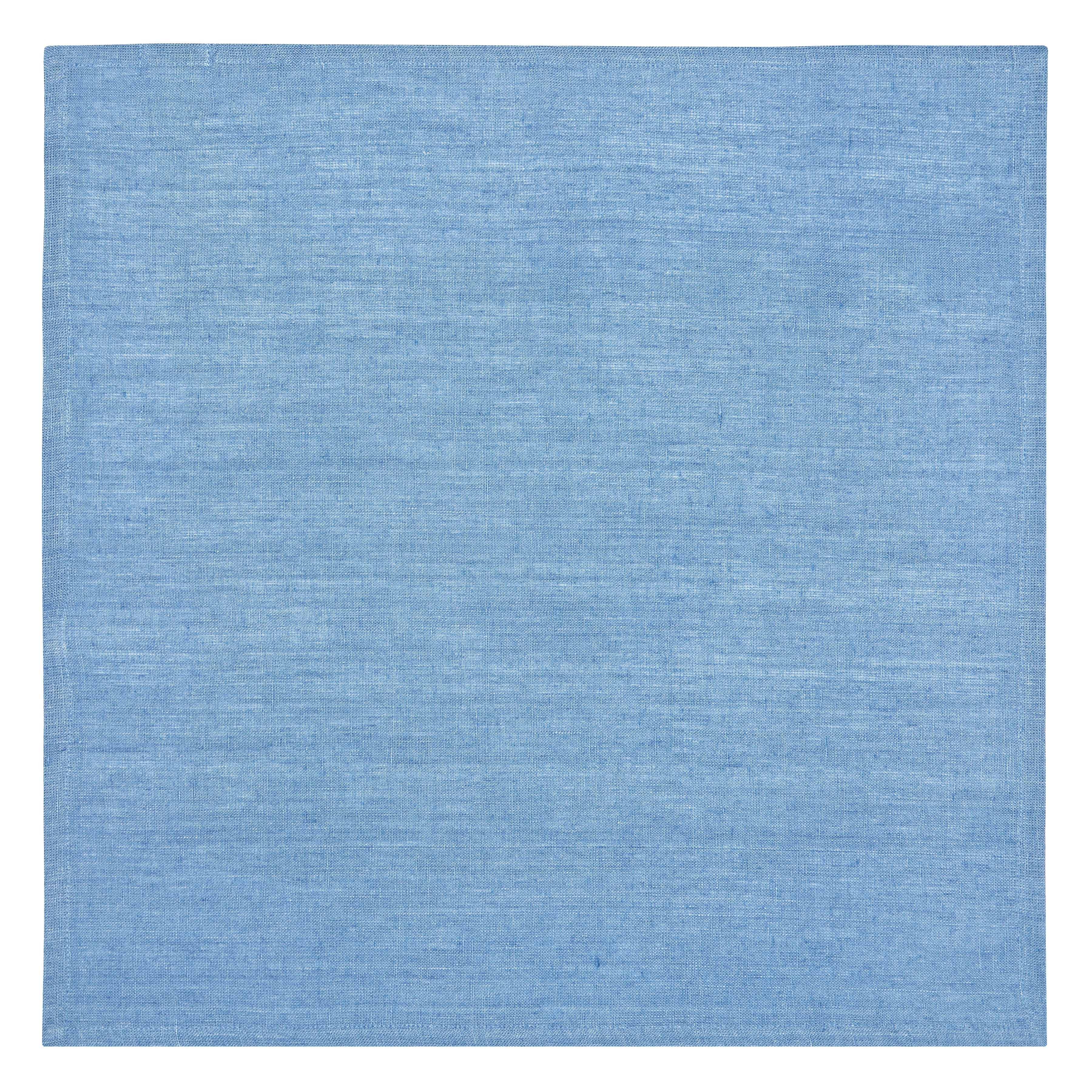  Couleur Nature Palma Handwoven Napkins Set of 4 - Blue - Bonton