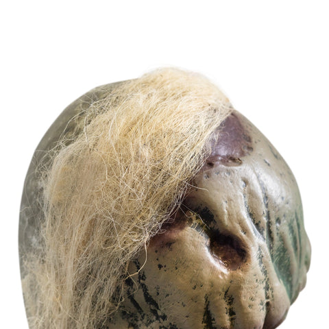 Lighted and Animated Groundbreaking Zombie Halloween Decoration - 19" - White Lights
