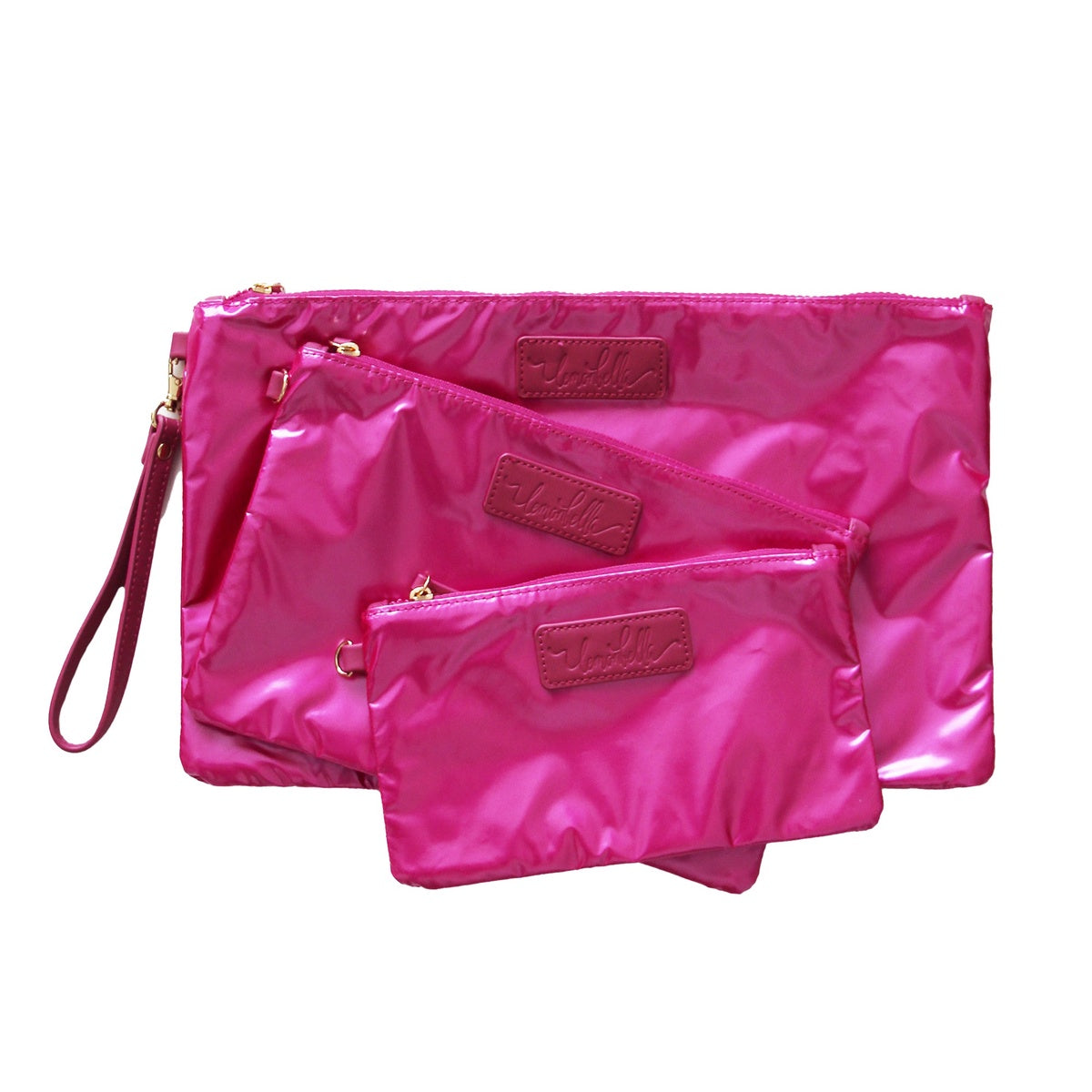  Lemonbella The Carly Trio Wristlet Vibrant Fuscia - Default Title - Bonton