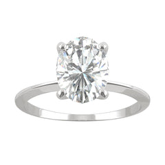 Charles & Colvard 2.10cttw Moissanite Oval Solitaire Ring