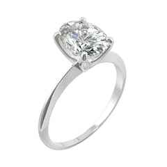 Charles & Colvard 2.10cttw Moissanite Oval Solitaire Ring