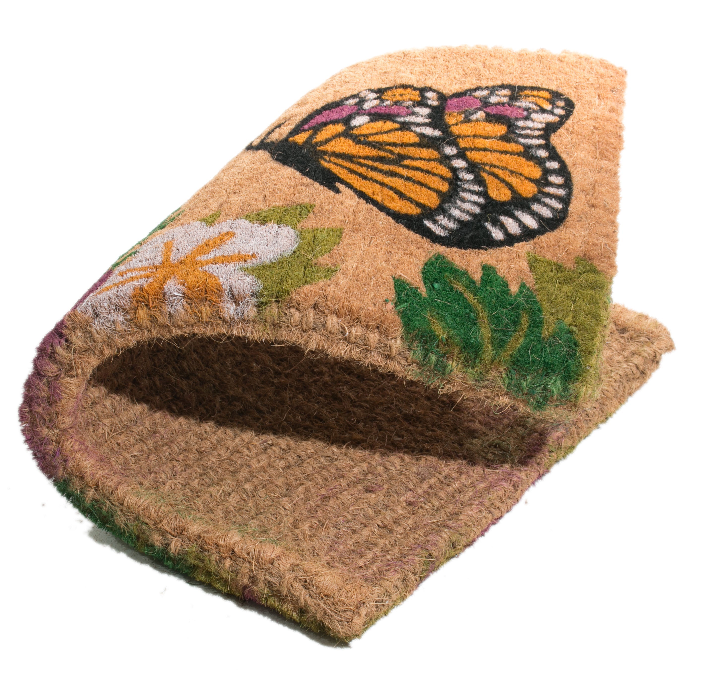  Imports Decor Butterfly Garden Doormat - N/A - Bonton