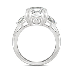 Charles & Colvard 5.00cttw Moissanite Cushion Engagement Ring