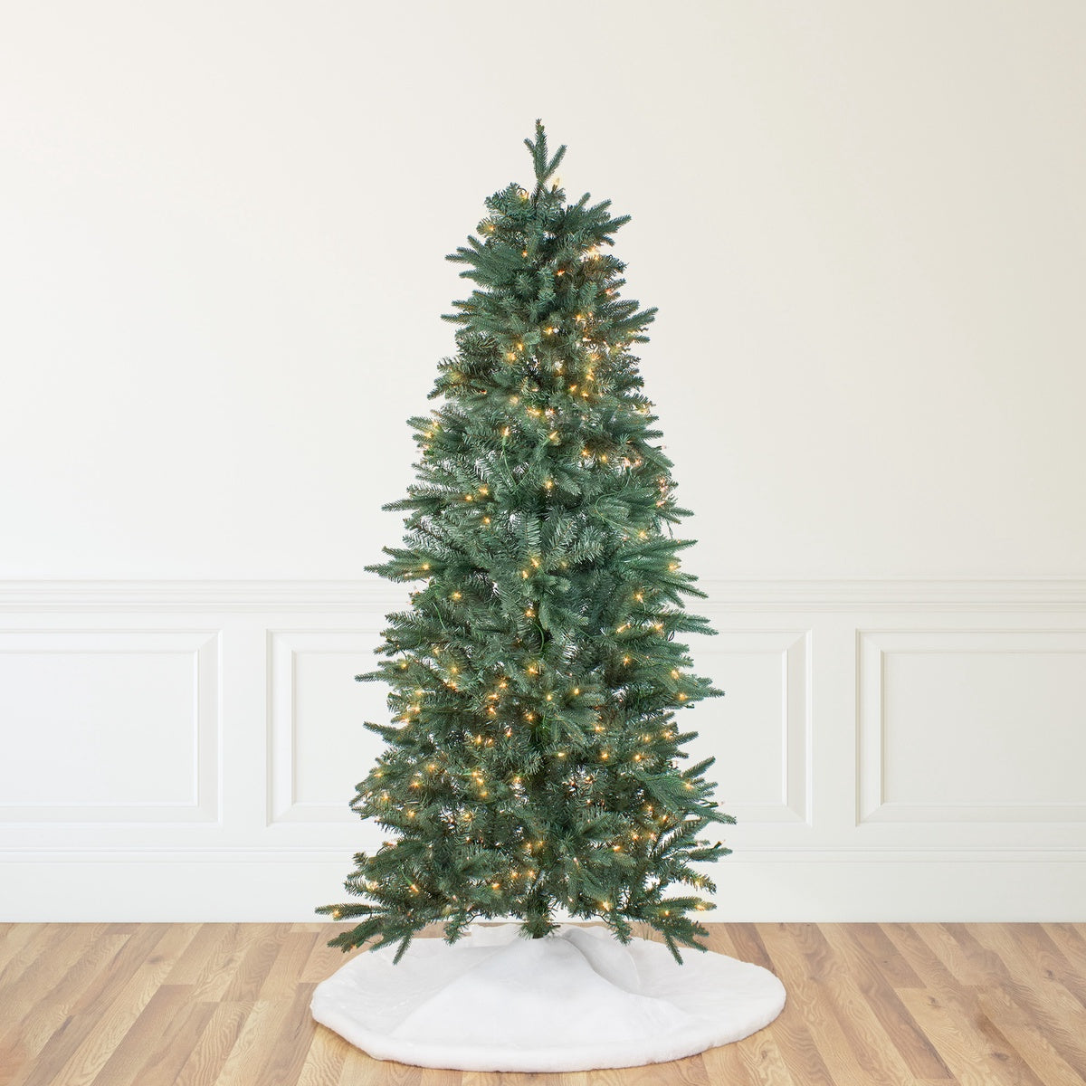  Northlight Real Touch™? Pre-Lit Slim Washington Frasier Fir Artificial Christmas Tree - 9' - Clear Lights - 9' - Bonton