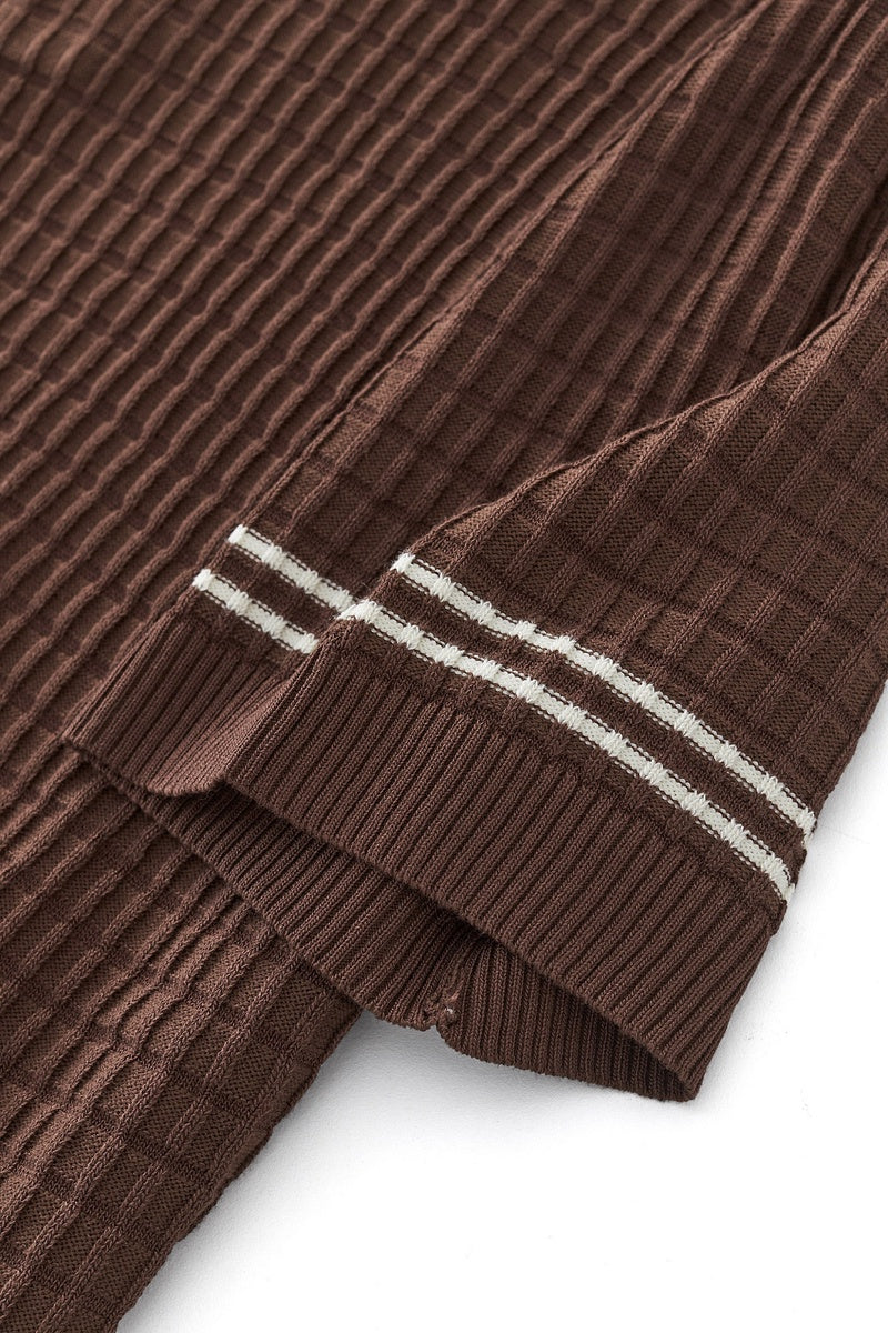  Barocco Refined Motion Polo COFFEE - COFFEE - Bonton