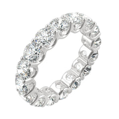 Charles & Colvard 5.00cttw Moissanite Eternity Band in 14k White Gold