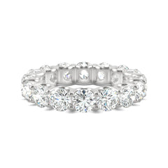 Charles & Colvard 5.00cttw Moissanite Eternity Band in 14k White Gold