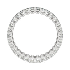 Charles & Colvard 3.00cttw Moissanite Emerald Cut Eternity Band