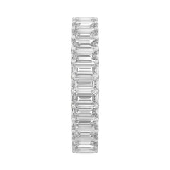 Charles & Colvard 3.00cttw Moissanite Emerald Cut Eternity Band