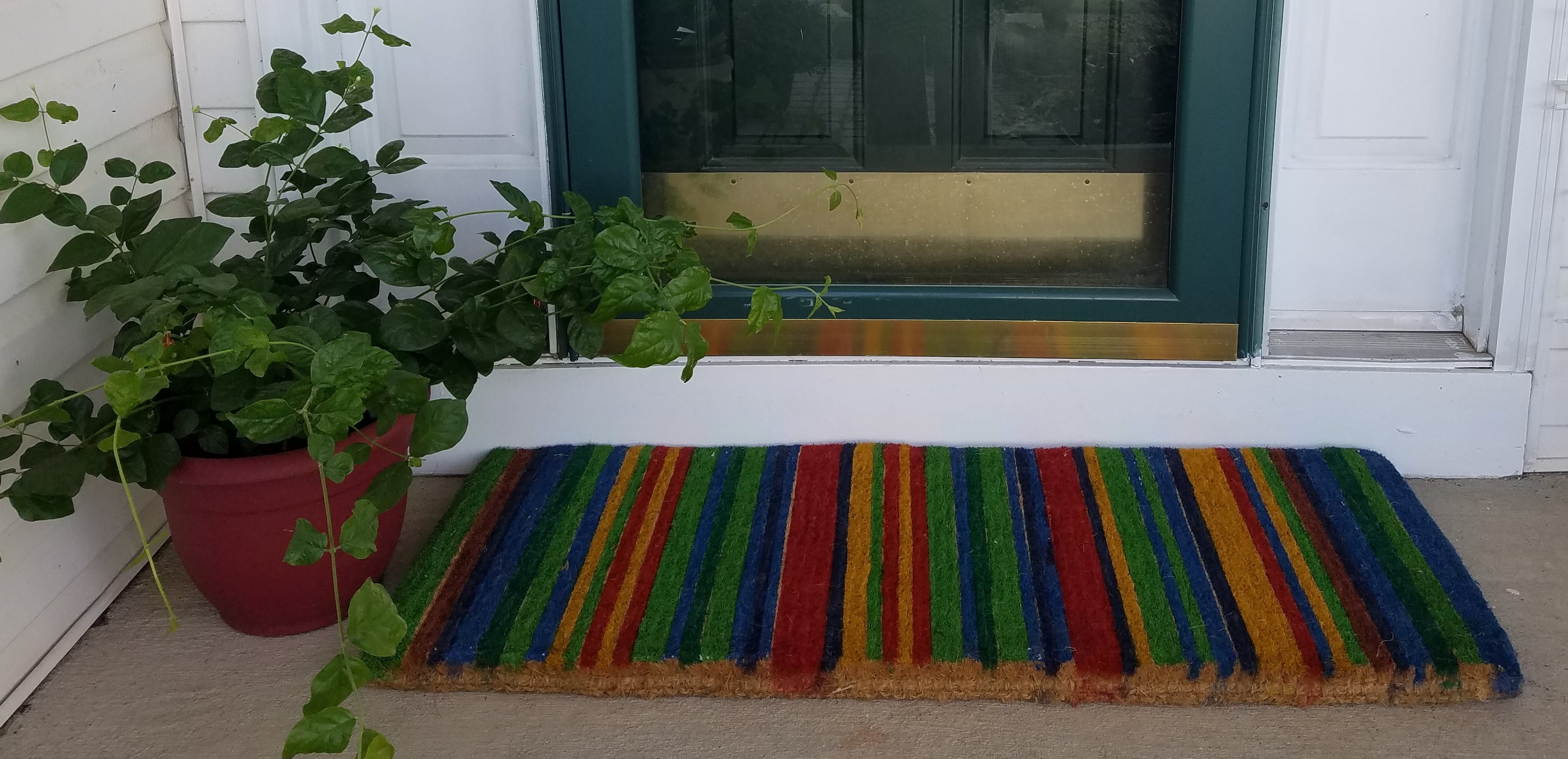  Imports Decor Multi Color Stripes Doormat - N/A - Bonton