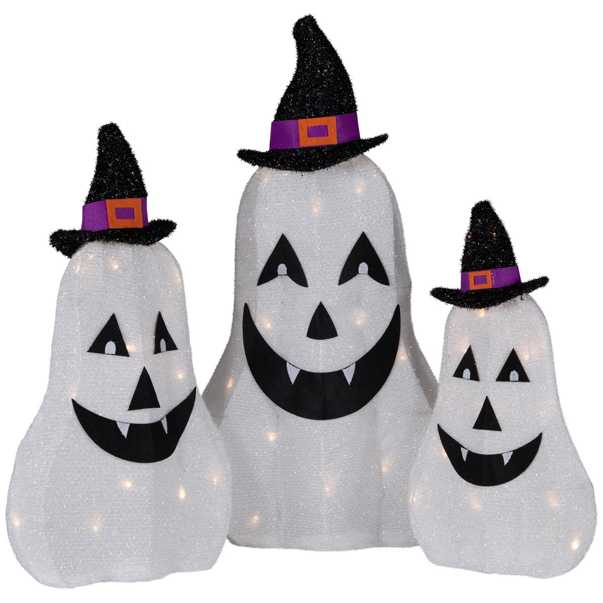  Northlight LED Jack O' Lantern Ghosts Outdoor Halloween Decorations - 23.5