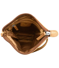 Leather Mini Sac Antique Saddle