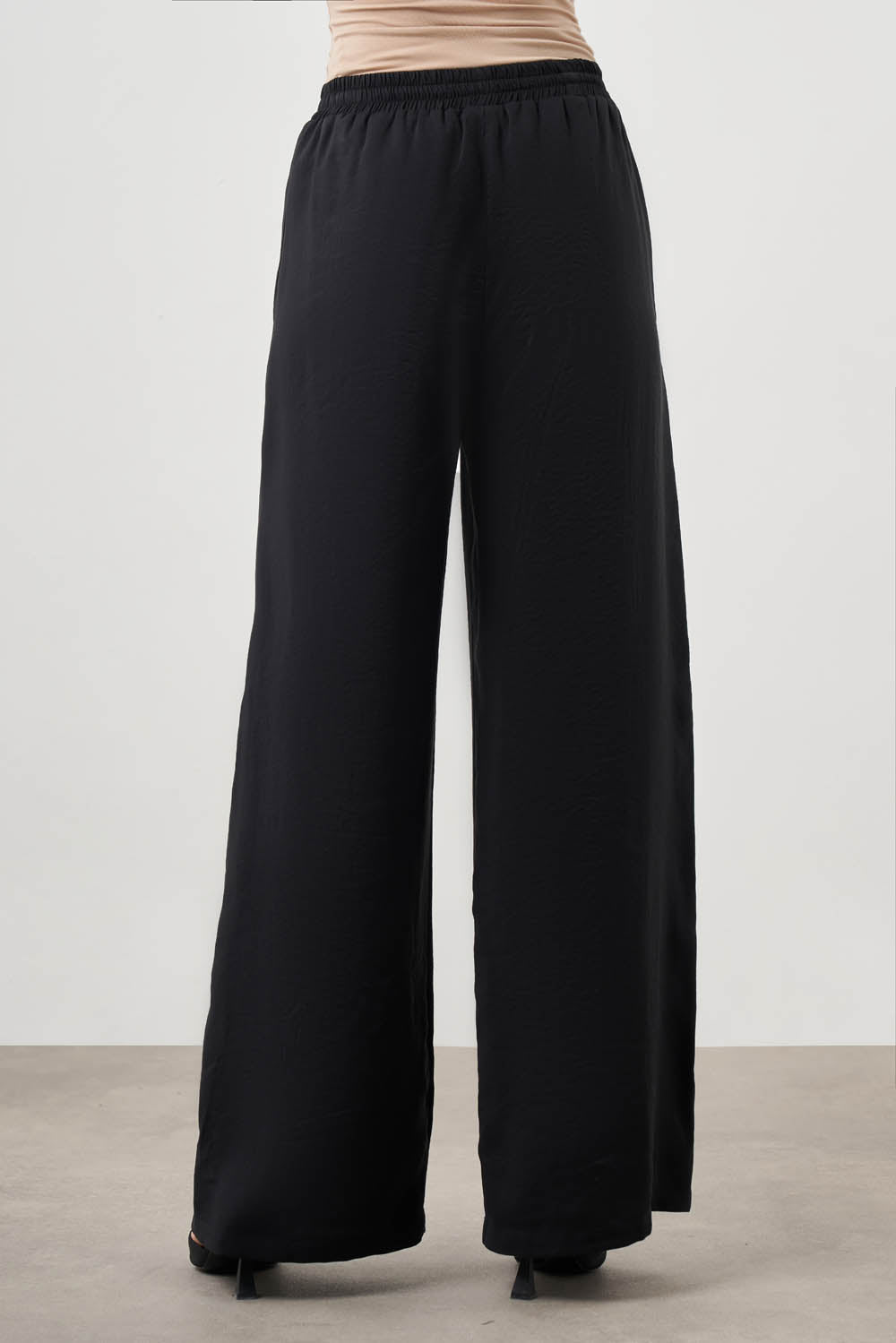  Mizalle Mizalle- Wide Leg Pants Black - Black - Bonton