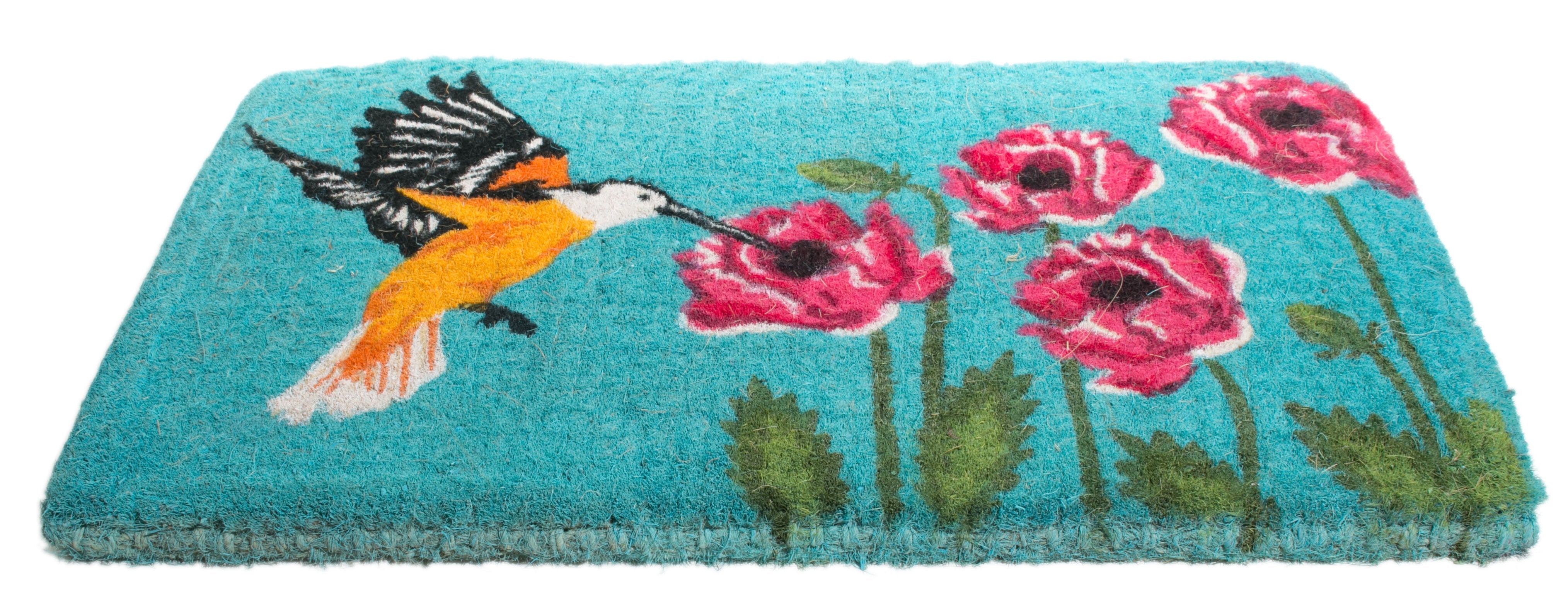  Imports Decor Hummingbird Doormat - N/A - Bonton