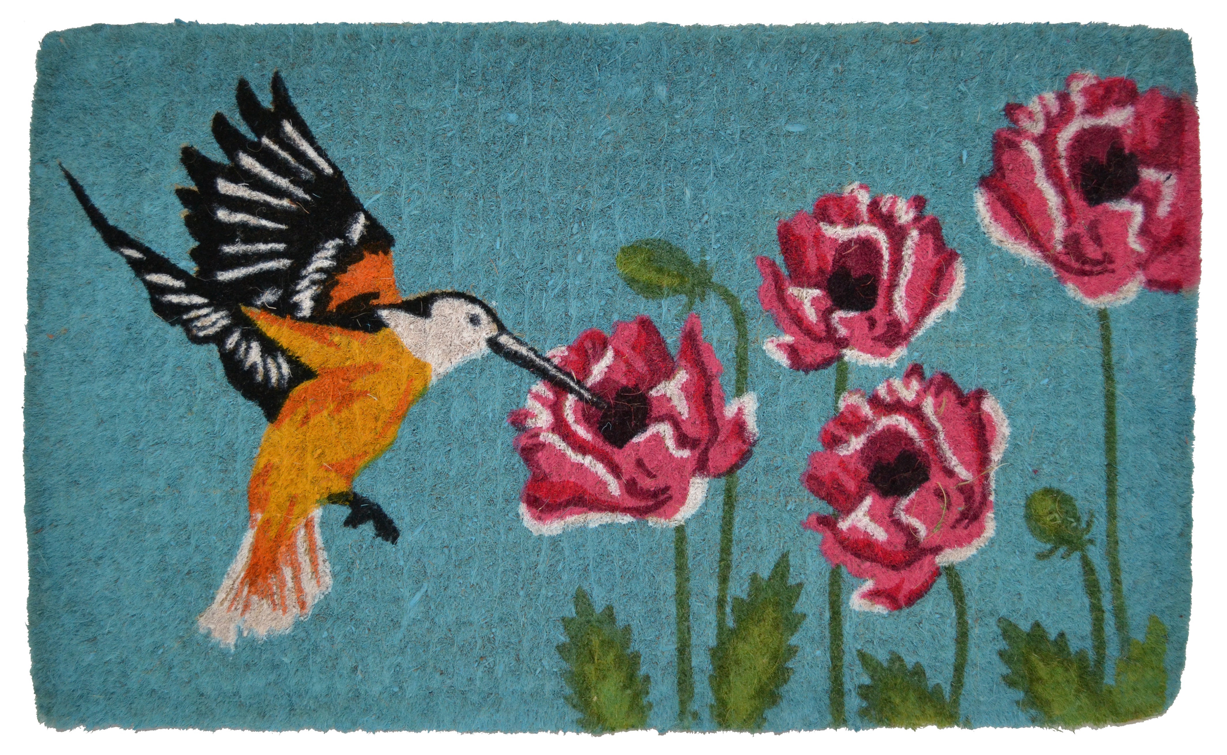  Imports Decor Hummingbird Doormat - N/A - Bonton