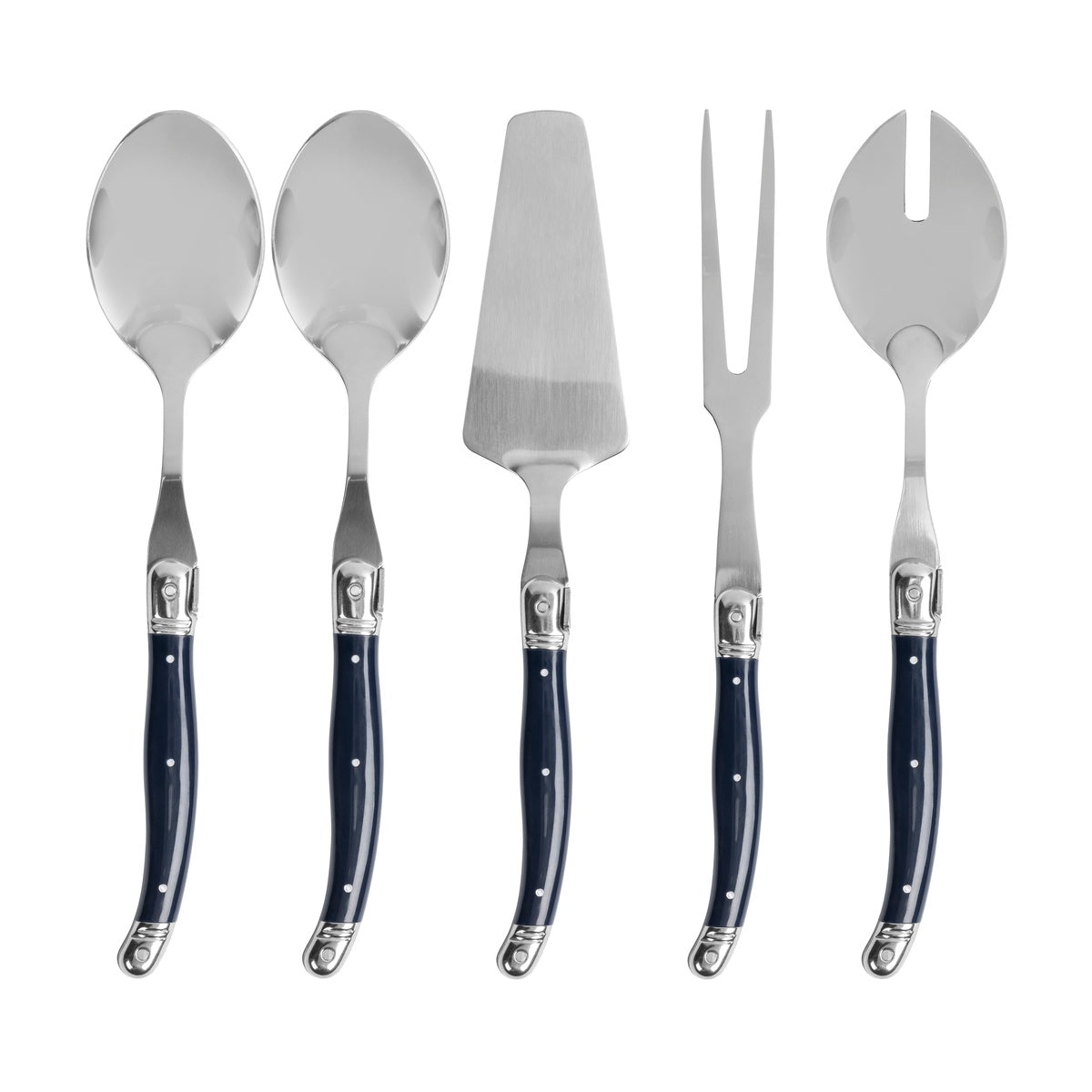  French Home 5-Piece Laguiole Hostess Set - Navy Blue - Default Title - Bonton