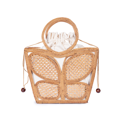 Mariposa - Medium Satchel - Natural/Ivory / One Size
