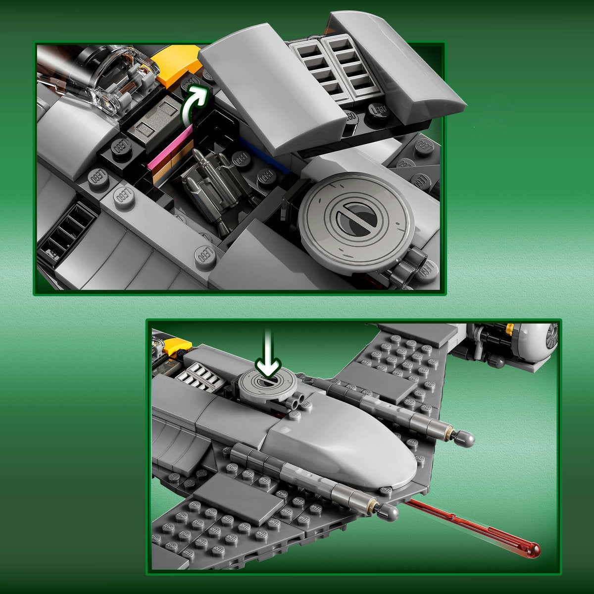  LEGO LEGO® Star Wars™ the Mandalorian’s N-1 Starfighter™ 75325 Building Kit 412 Pieces - Star Wars - Bonton