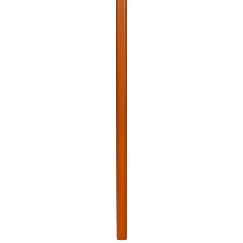 Striped Outdoor Patio Market Umbrella With Wooden Pole - 8.5' - Blue and White