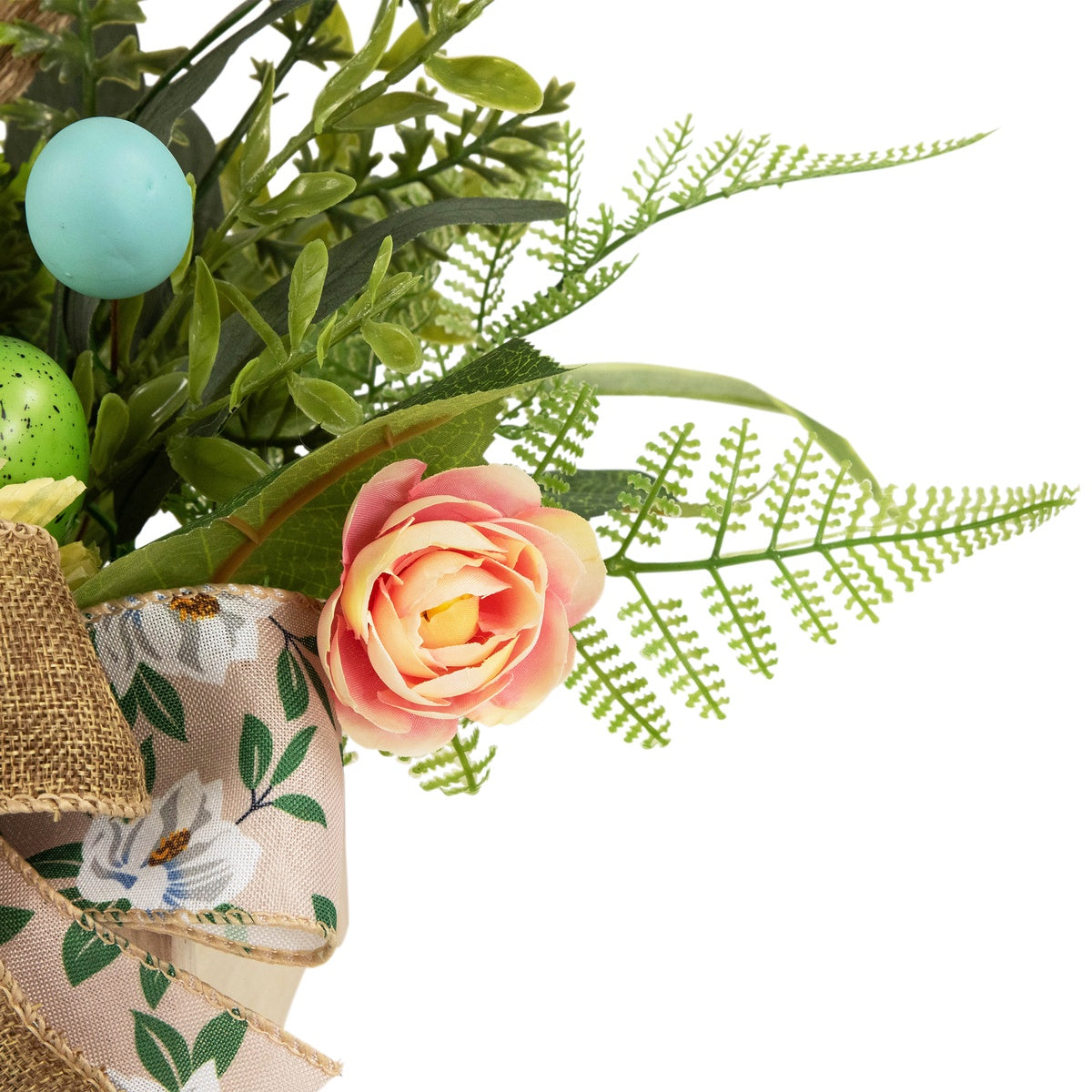  Northlight Boxed Floral Arrangement With Bunny Easter Decoration - 12