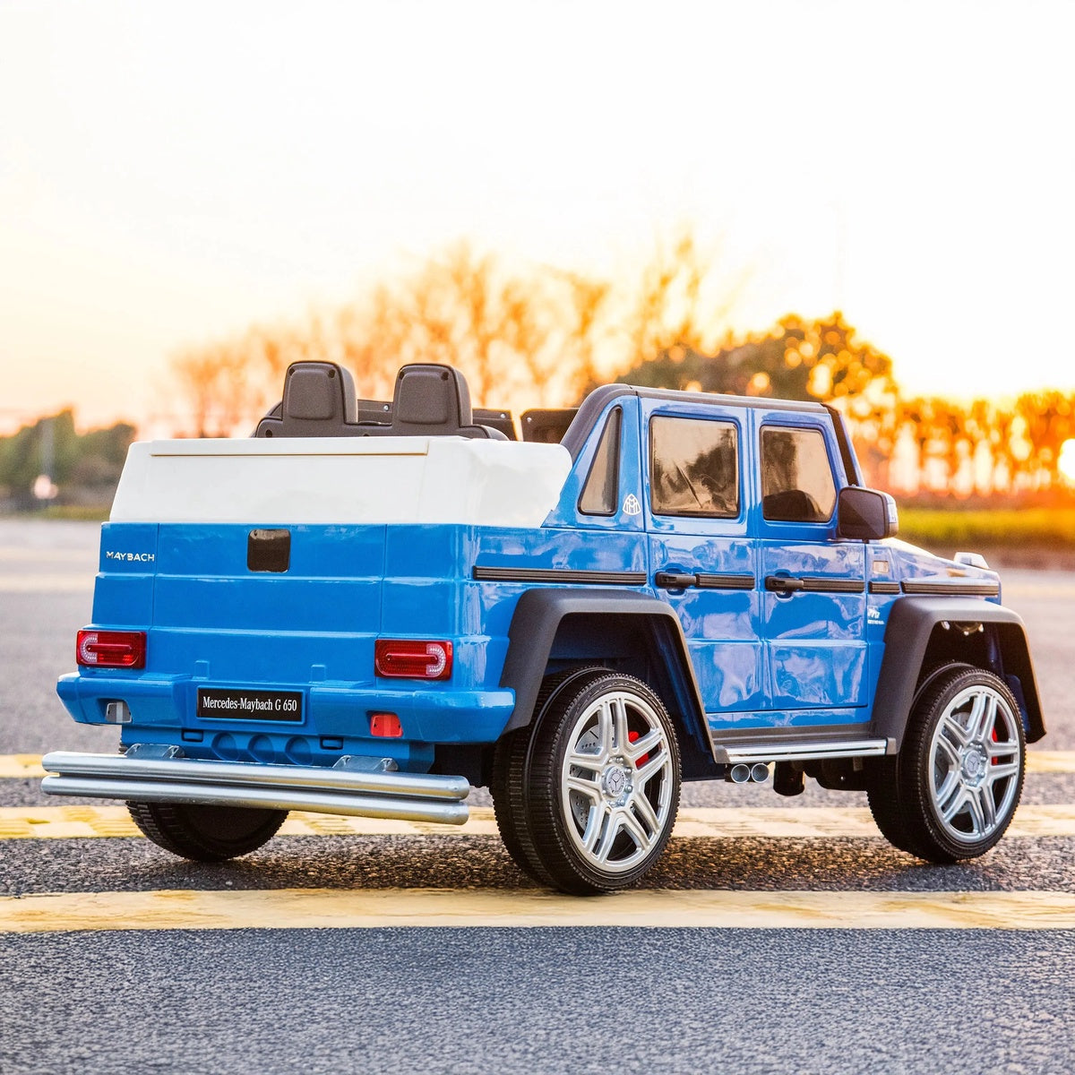  Freddo 12V Mercedes Maybach G650 1 Seater - Black - Bonton