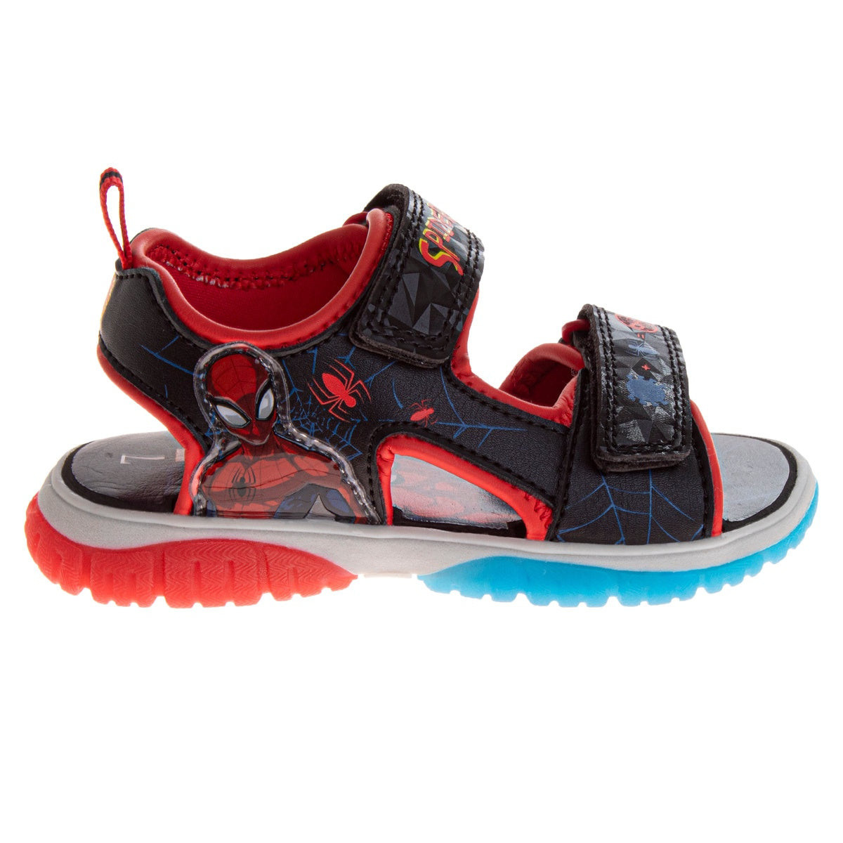  Josmo Spider-Man Boys' Open Toe Sport Sandals (Toddlers) - 6 - Bonton