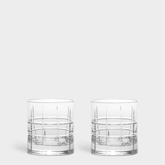 Street Whiskey Glass Set of 2