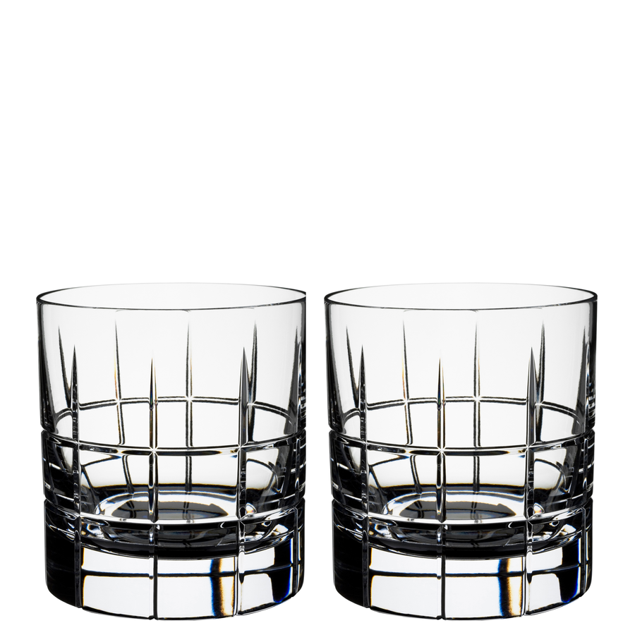  Orrefors Street Whiskey Glass Set of 2 - Clear - Bonton