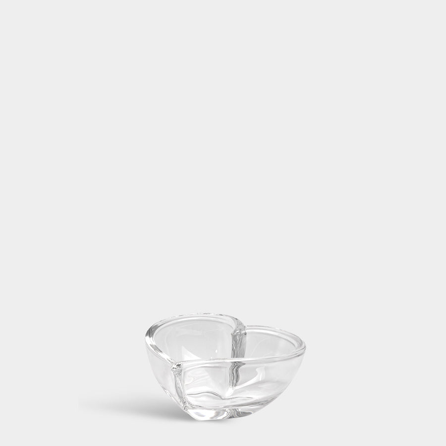  Orrefors Heart Bowl Votive Small - Clear - Bonton