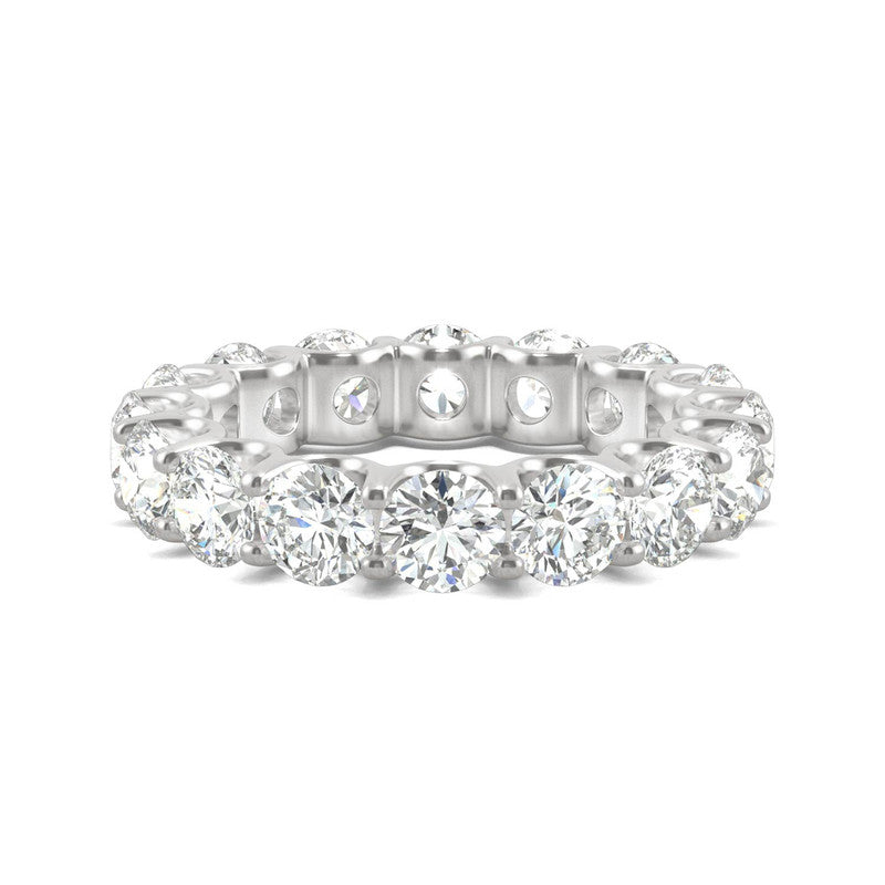  Charles & Colvard Charles & Colvard 5.00cttw Moissanite Eternity Band in 14k White Gold - White Gold - Bonton