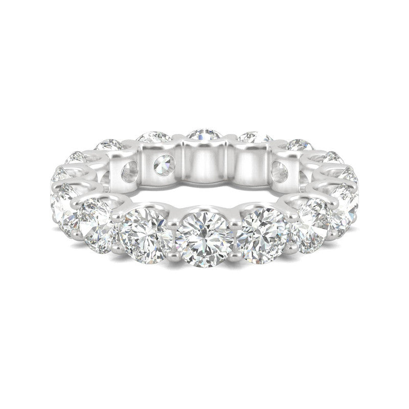  Charles & Colvard Charles & Colvard 5.00cttw Moissanite Eternity Band in 14k White Gold - White Gold - Bonton